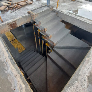 011_Hormigonado Escalera Sotano